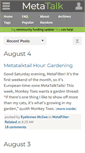 Mobile Screenshot of metatalk.metafilter.com