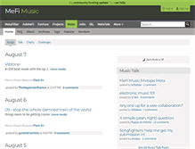 Tablet Screenshot of music.metafilter.com